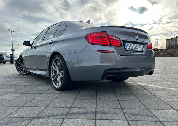 BMW Seria 5 cena 93000 przebieg: 212000, rok produkcji 2013 z Gdańsk małe 79